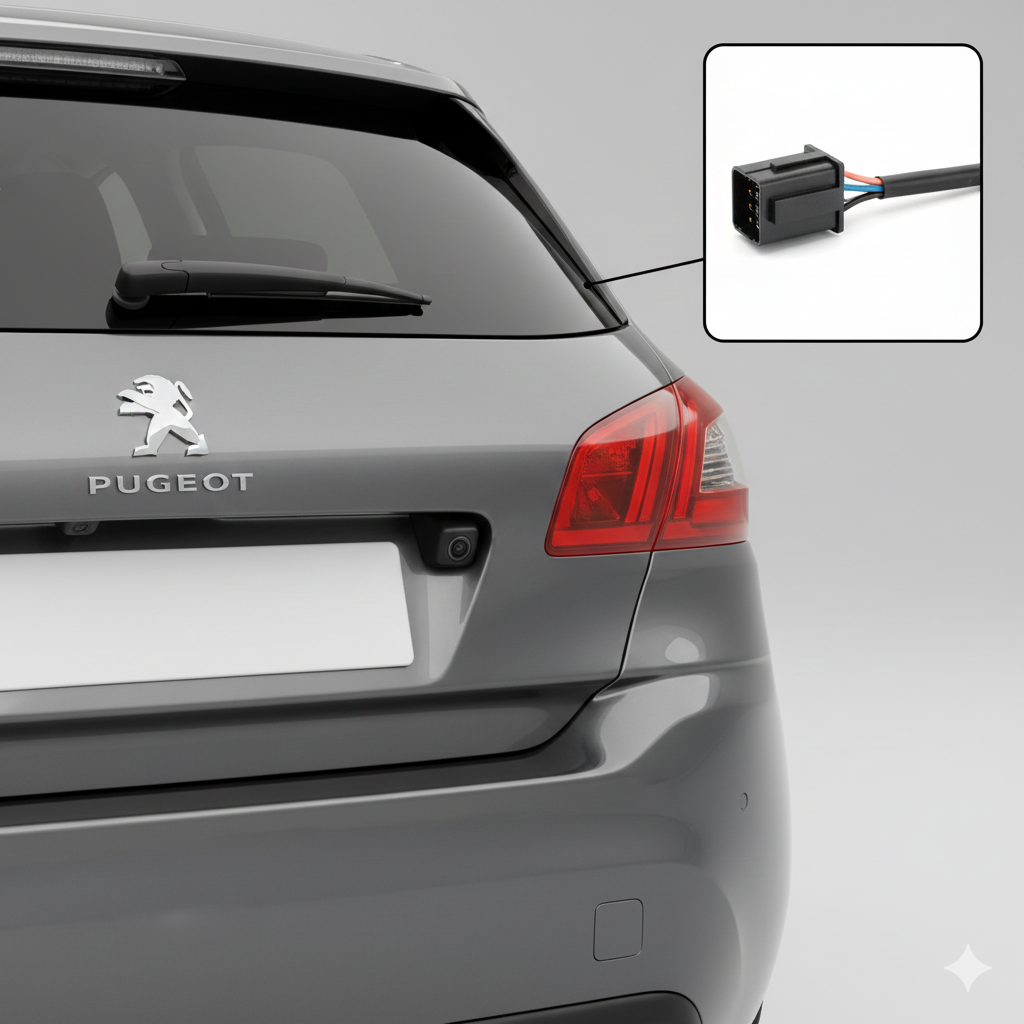 Caméra de recul – Peugeot 308 II (2014–2021)